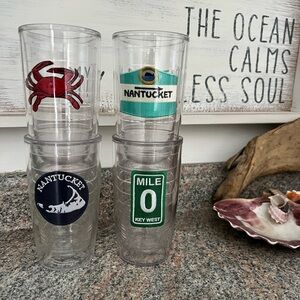 EUC TERVIS FOUR Coastal Tumblers